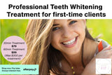 INTRO OFFER Professional Teeth Whitening Treatment - Whiten Your Teeth By Up To 5 Shades From Only $79 (normally $300)
